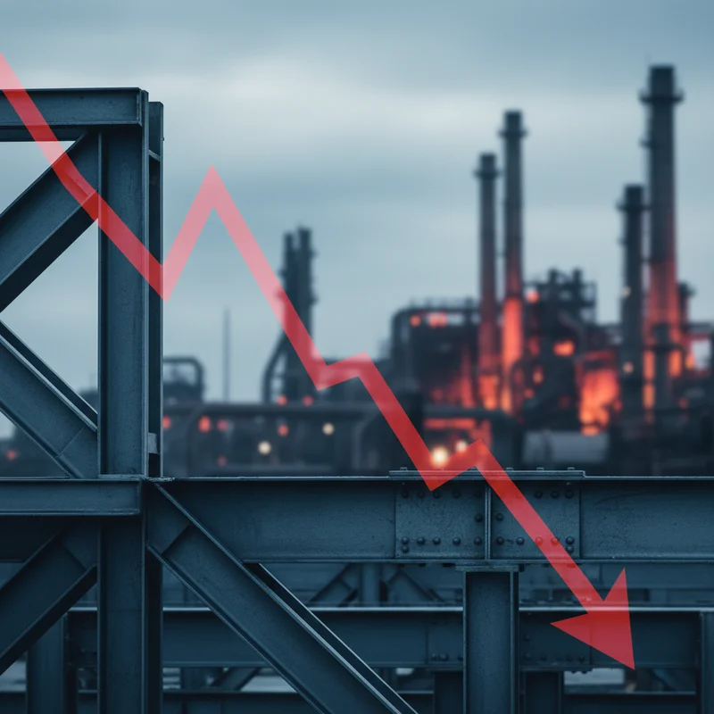 Українська металургія: січень 2026 року відзначився скороченням виробництва сталі на 16%