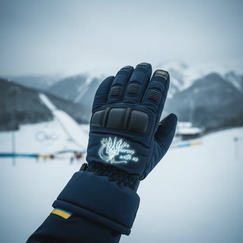Гірськолижник Дмитро Шеп’юк підтримав Гераскевича потужним жестом на Олімпіаді-2026