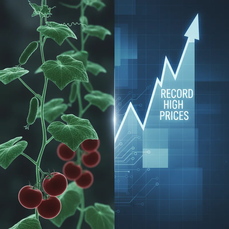 Тепличні огірки та помідори: ціни в Україні сягнули п'ятирічного максимуму