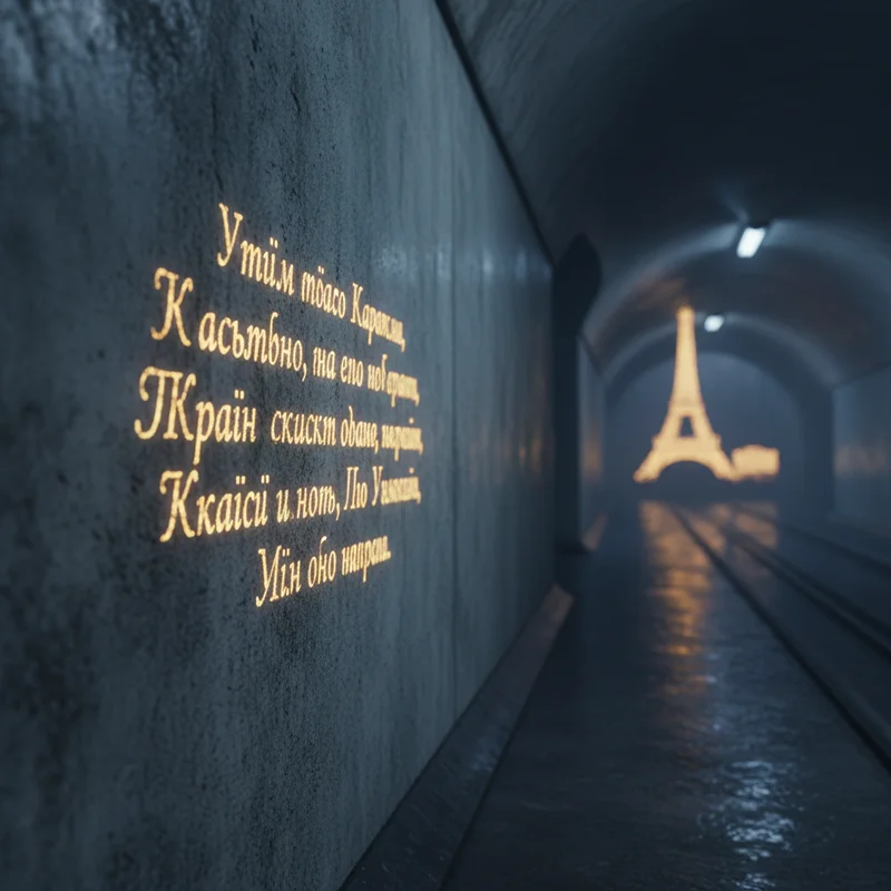 Українська поезія зазвучала у паризькому метро в рамках культурного сезону «Le Voyage en Ukraine»