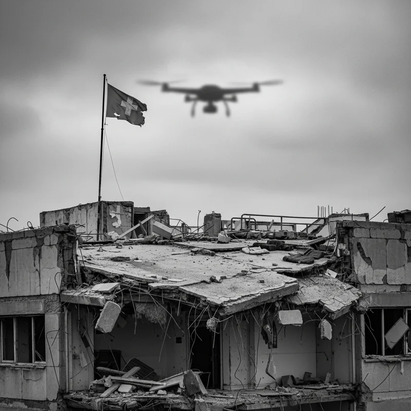 Російська атака на Херсонську лікарню: 18-річний хлопець поранений під час ремонту даху