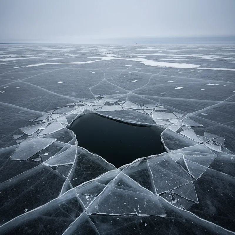 На Київщині тиждень тривають пошуки водія, що провалився під кригу під час дрифту