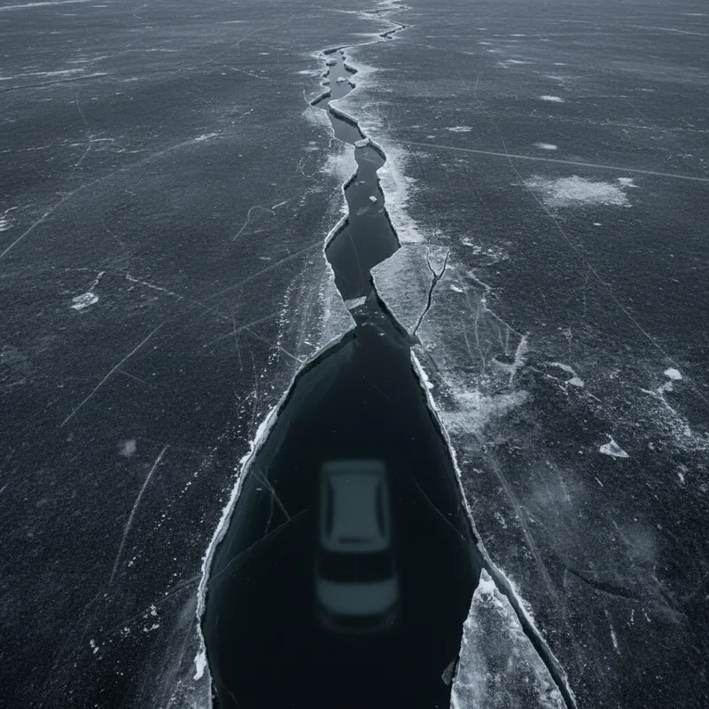 На Київщині тиждень тривають пошуки водія, авто якого провалилося під лід: деталі операції