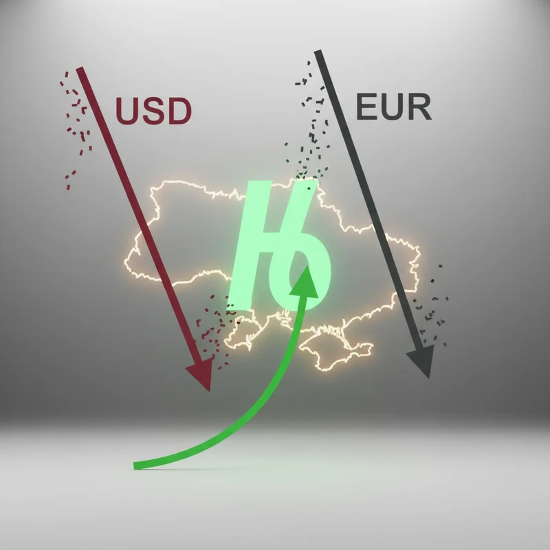 Нацбанк зафіксував зниження курсу долара та євро на п'ятницю, 13 лютого