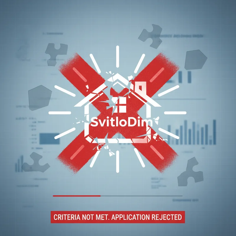 Відмови за програмою "СвітлоДім": Більшість заявок не відповідають вимогам