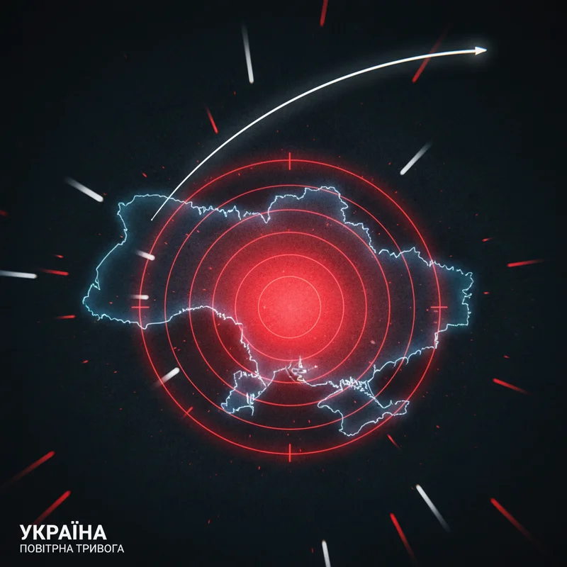 У Києві та кількох регіонах України оголошено повітряну тривогу через балістичну загрозу