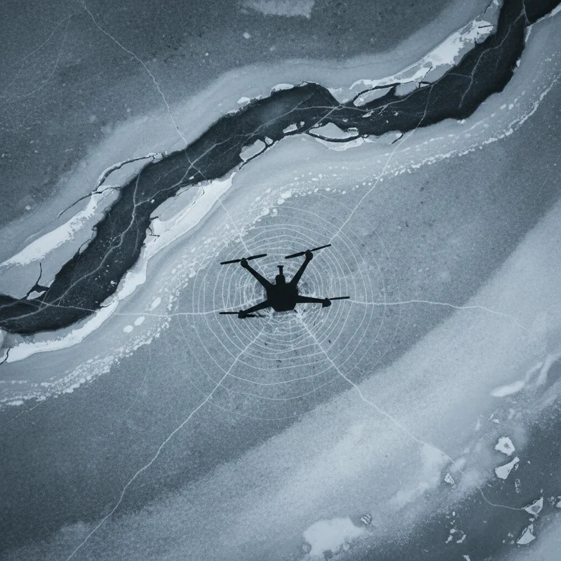 На замерзлому Дніпрі виявили нерозірваний російський "Шахед": поліція проводить знешкодження