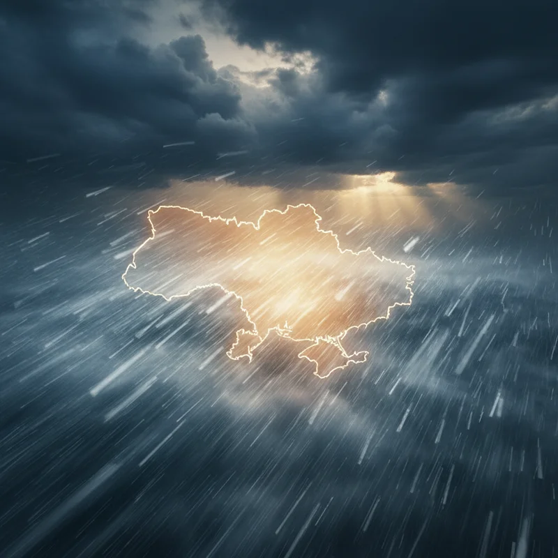 Синоптики прогнозують потепління з дощами та сильним вітром в Україні 23 лютого