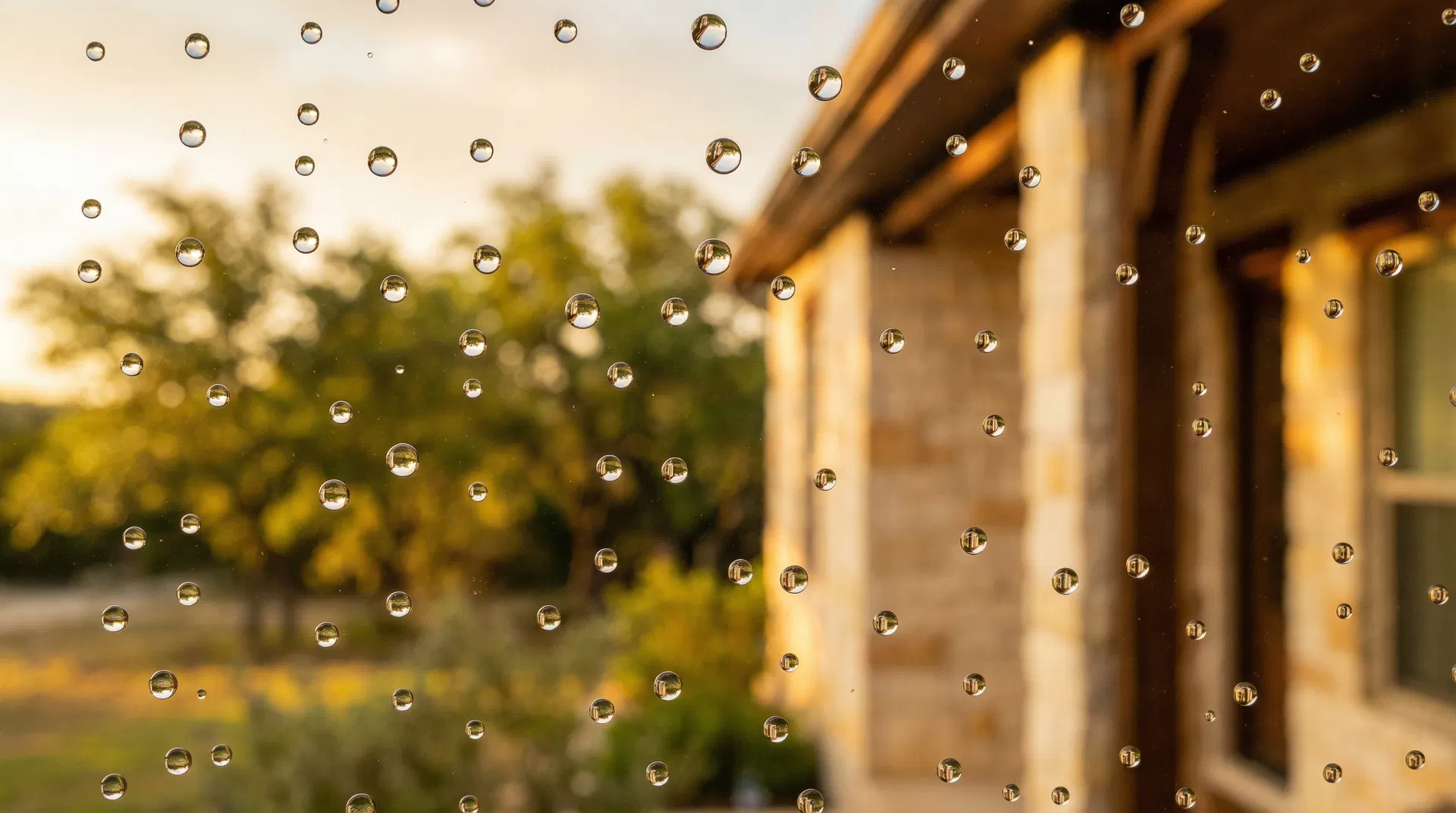 APEX ProCoat hydrophobic water beading on glass