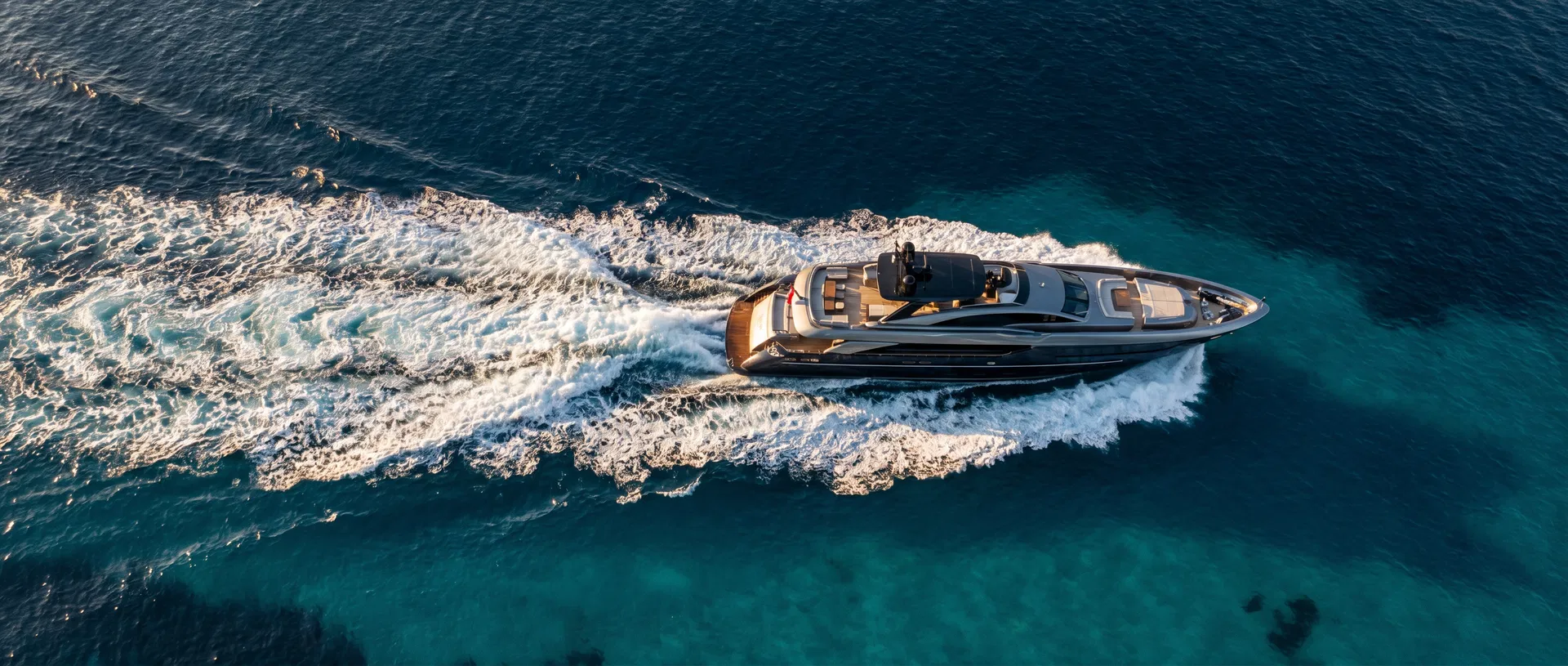 Yacht at sea