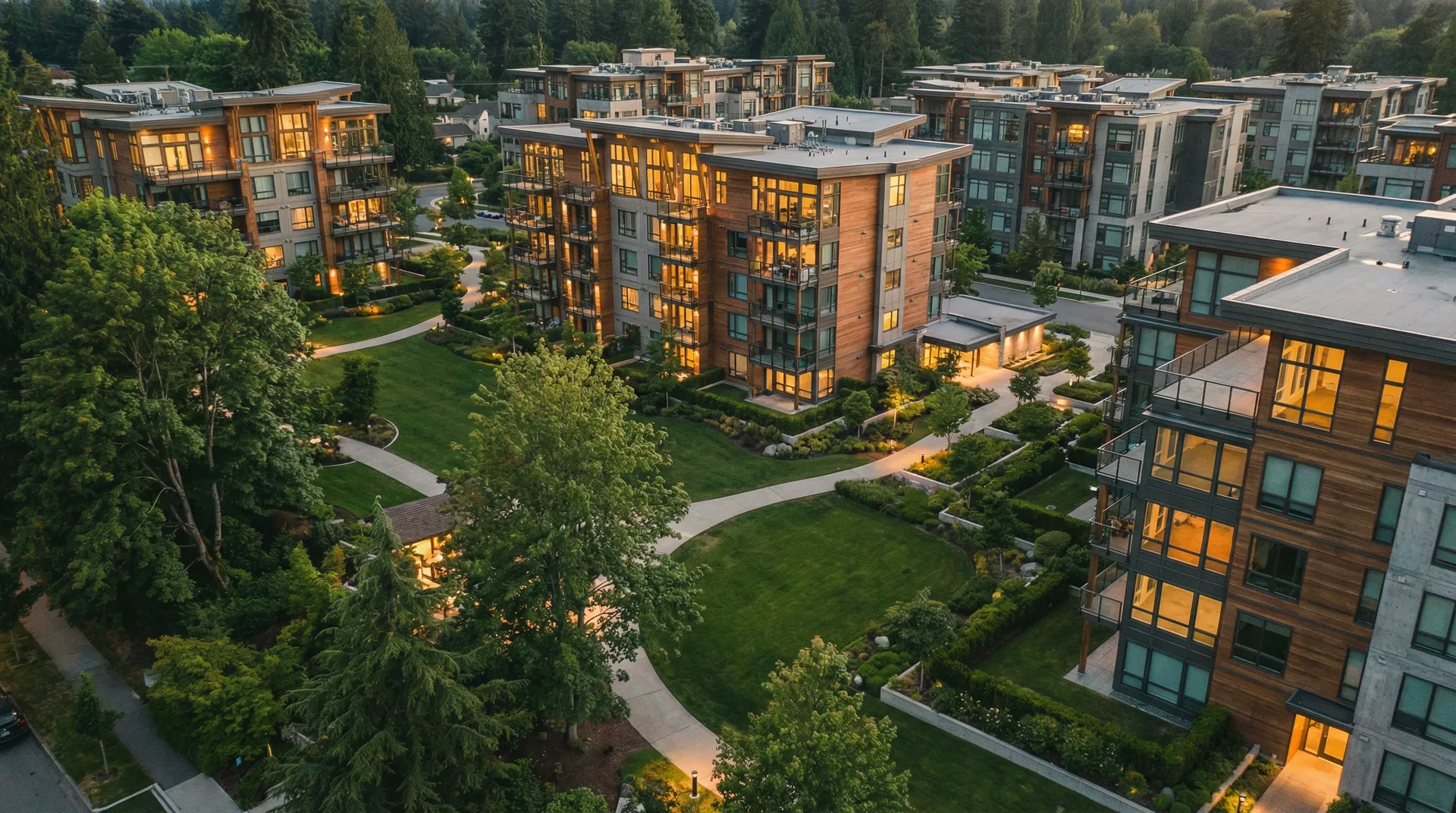 Modern residential community