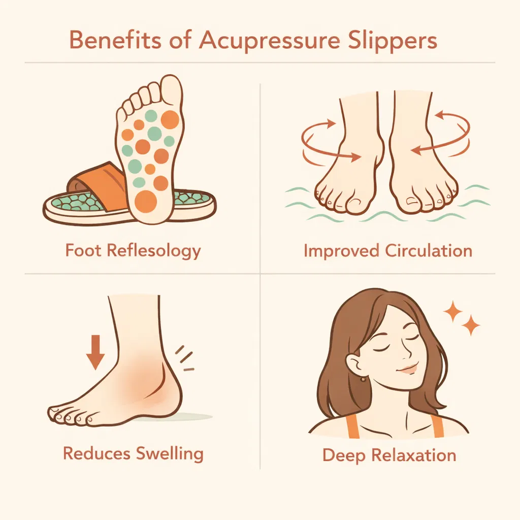 지압슬리퍼의 효과