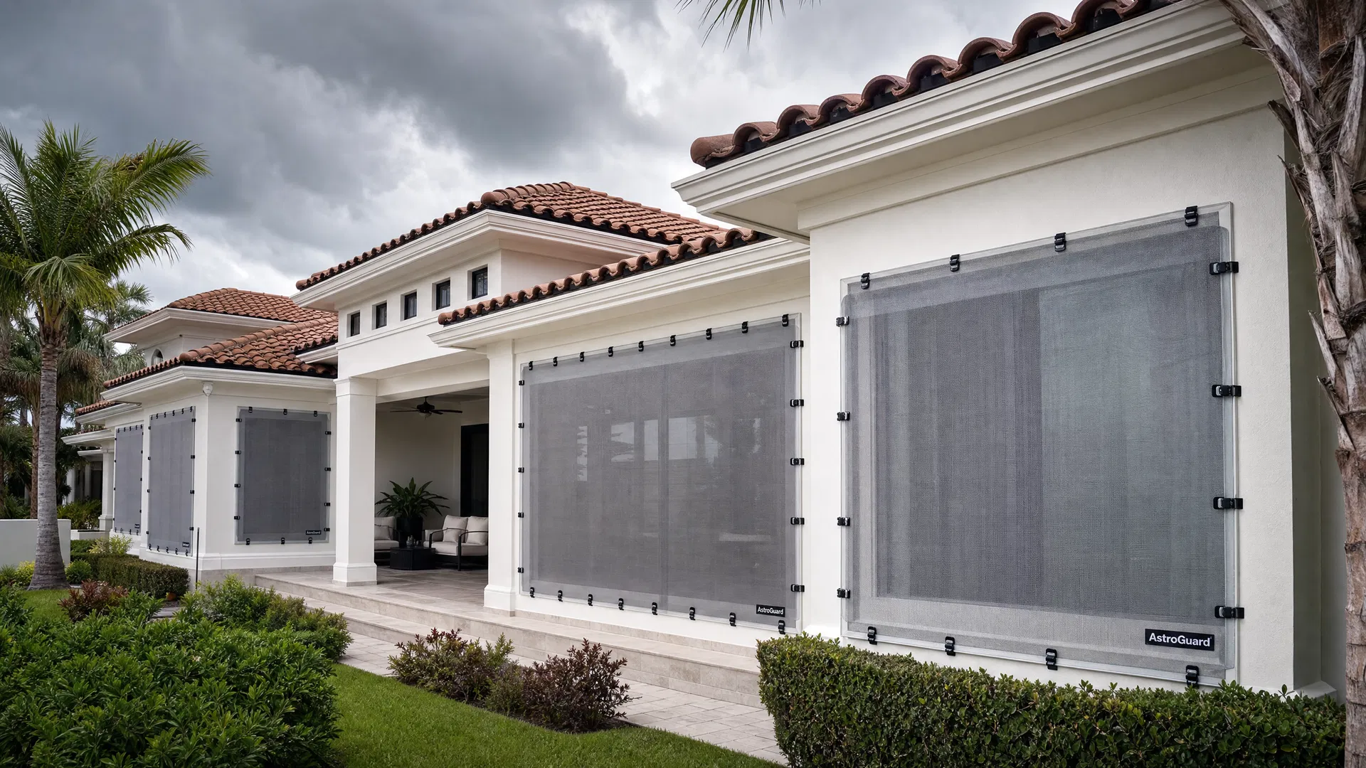 AstroGuard Hurricane Fabric for Southwest Florida Homes - Naples Shutter