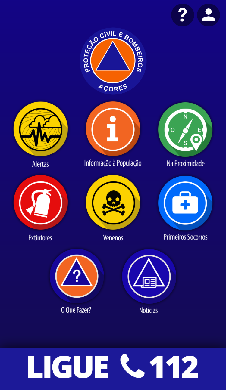 Aplicação Móvel Proteção Civil dos Açores