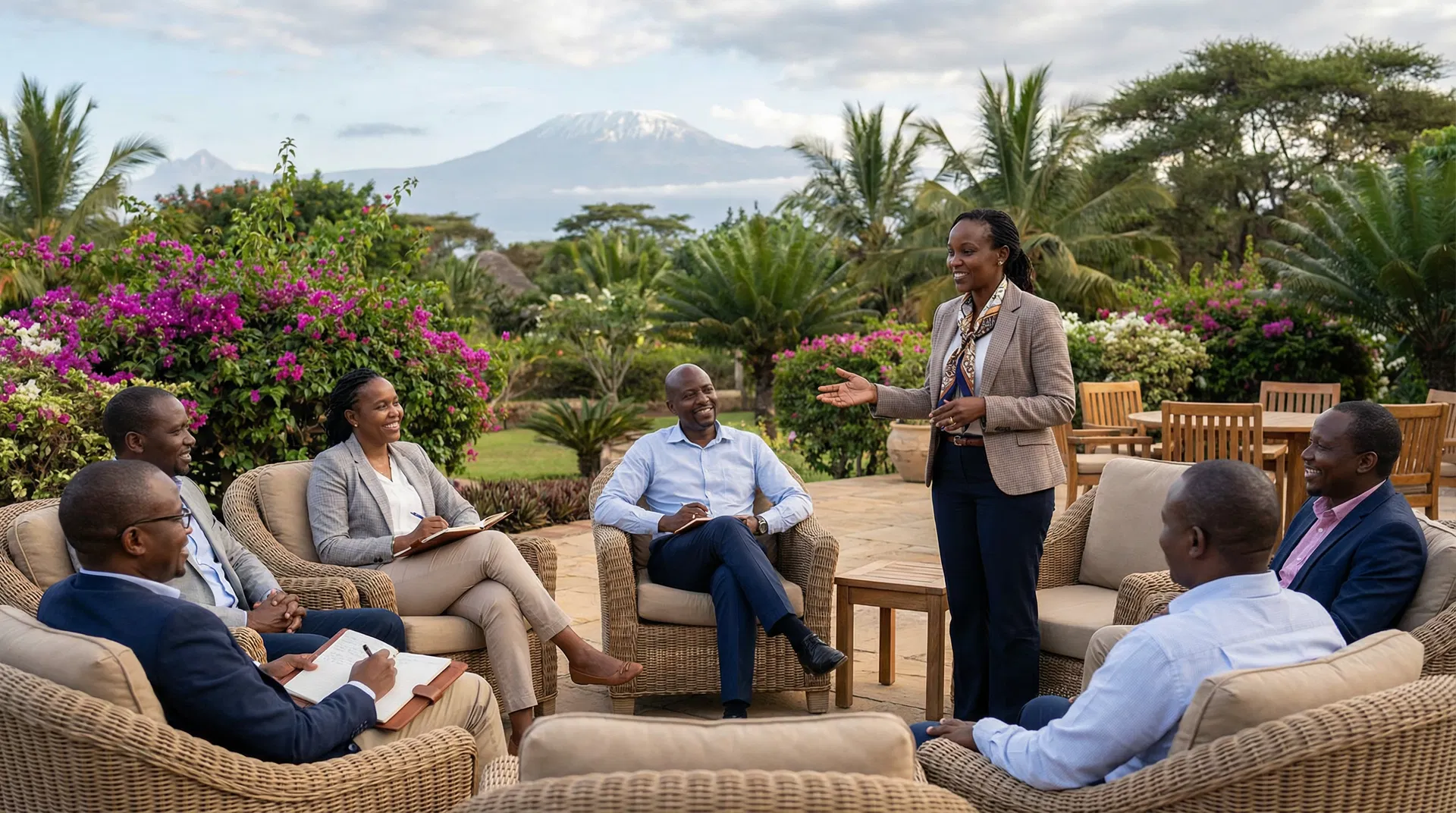 Executive Coaching Session on Grounds