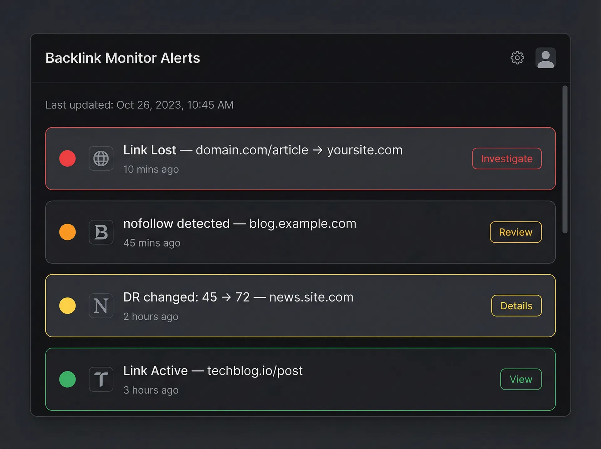 Instant Alerts