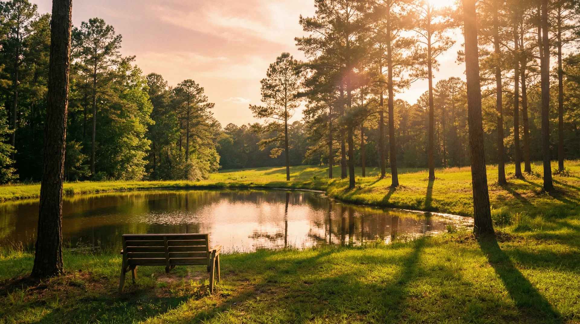 Lilly Fields at golden hour