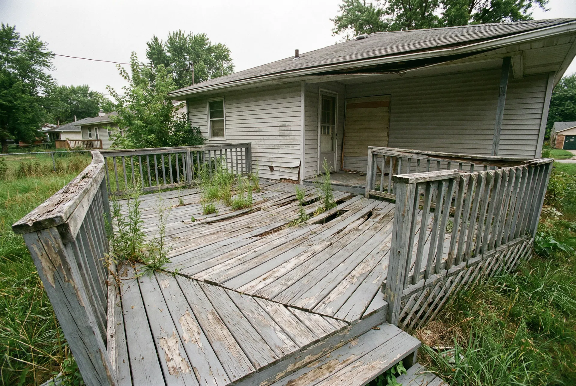 Deck Restoration before CORE Outdoor Works services in Moncton