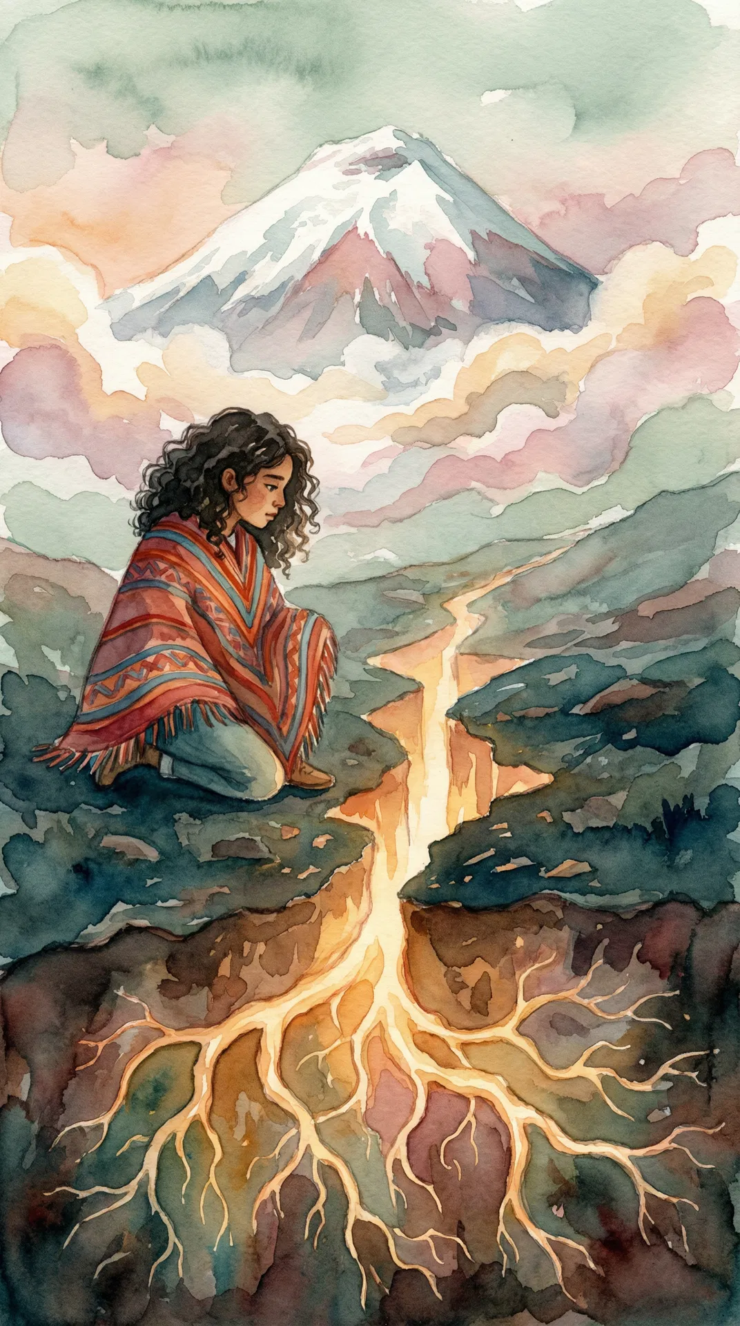 Fuego y agua convergiendo