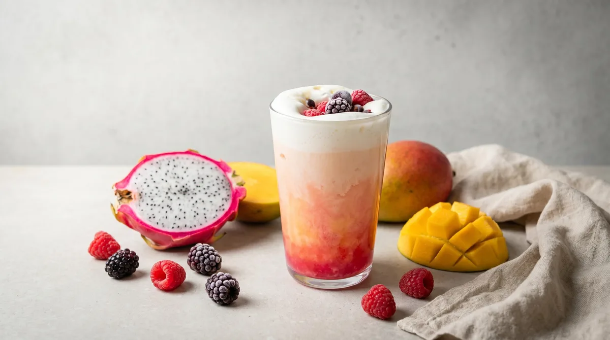 Hausgemachter Drachenfrucht Refresher