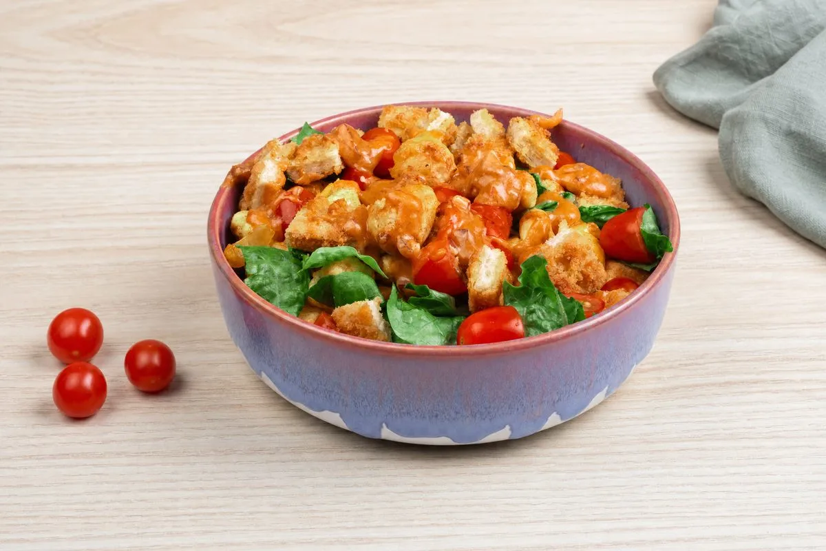 Loaded Crunchy Gnocchi - Chicken Burger Style
