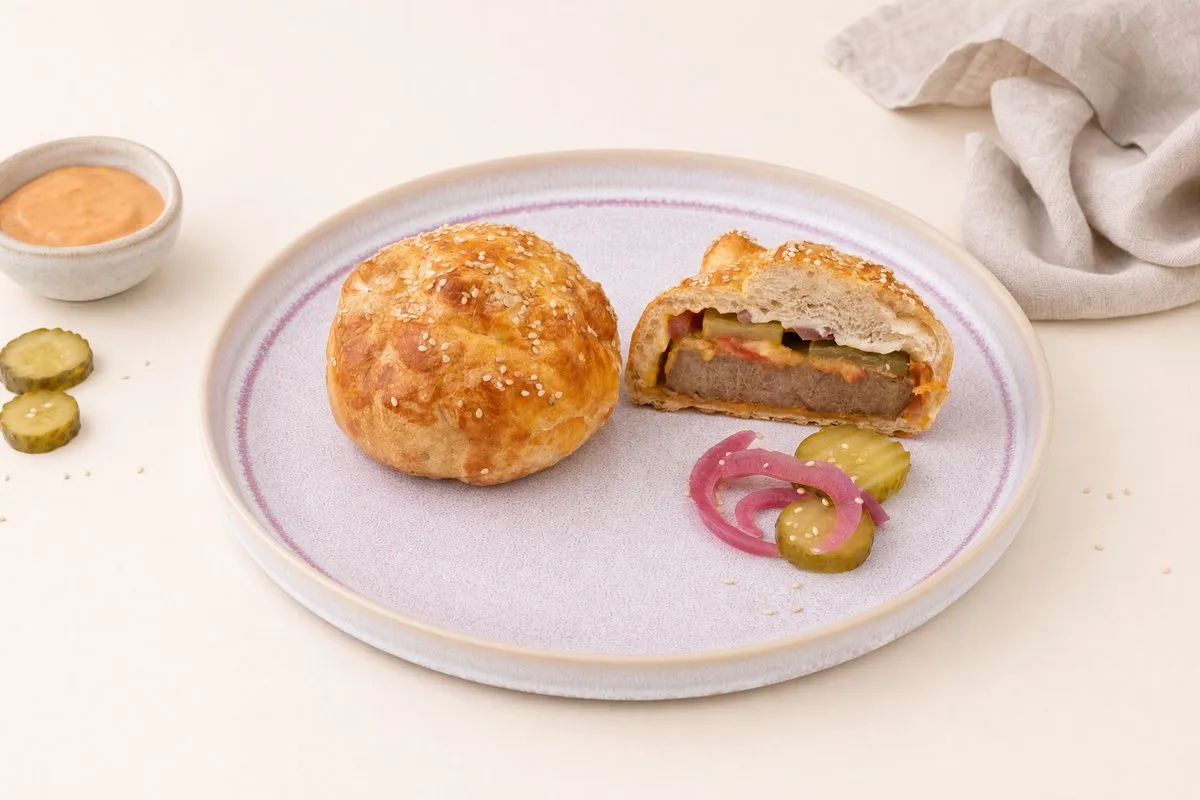 Viraler Airfryer Burger