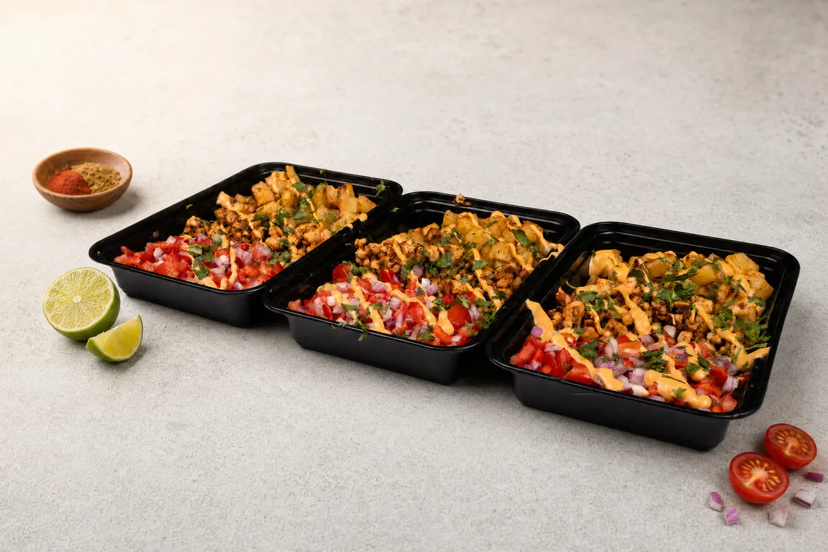 Taco-Tofu Kartoffel Meal Prep Bowl