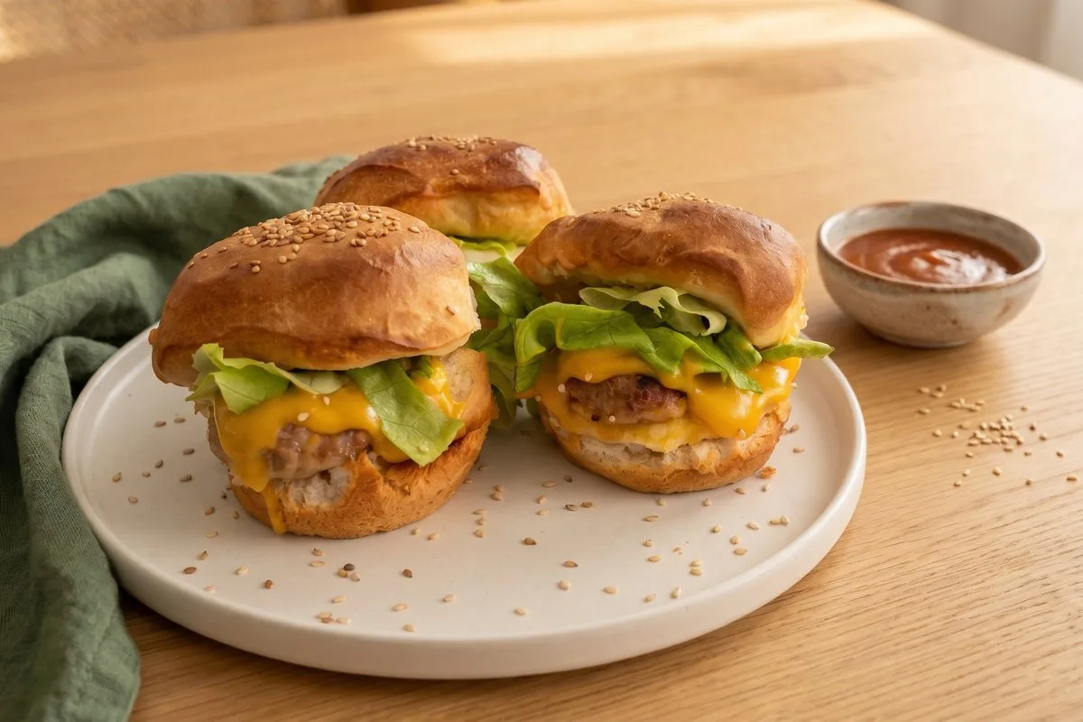 Knack & Back Burger Muffins