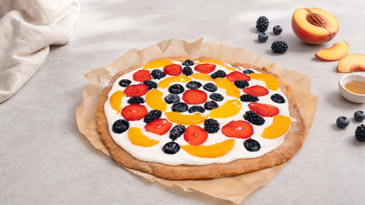 Airfryer Fruchtpizza