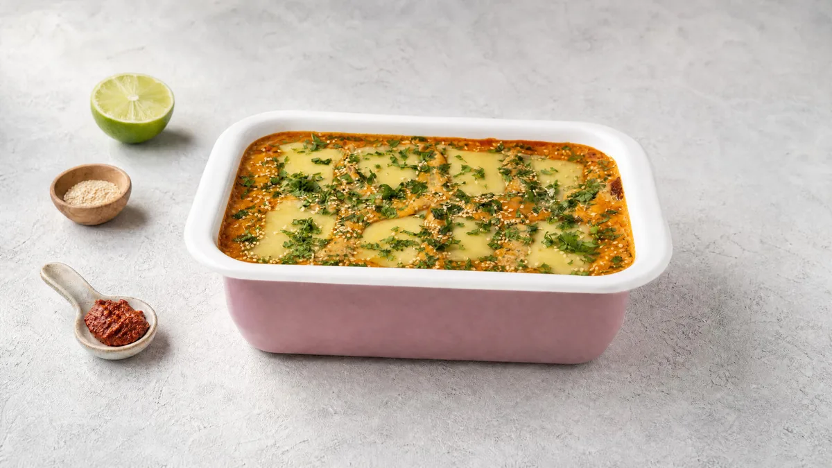 Veganer Maultaschen Auflauf