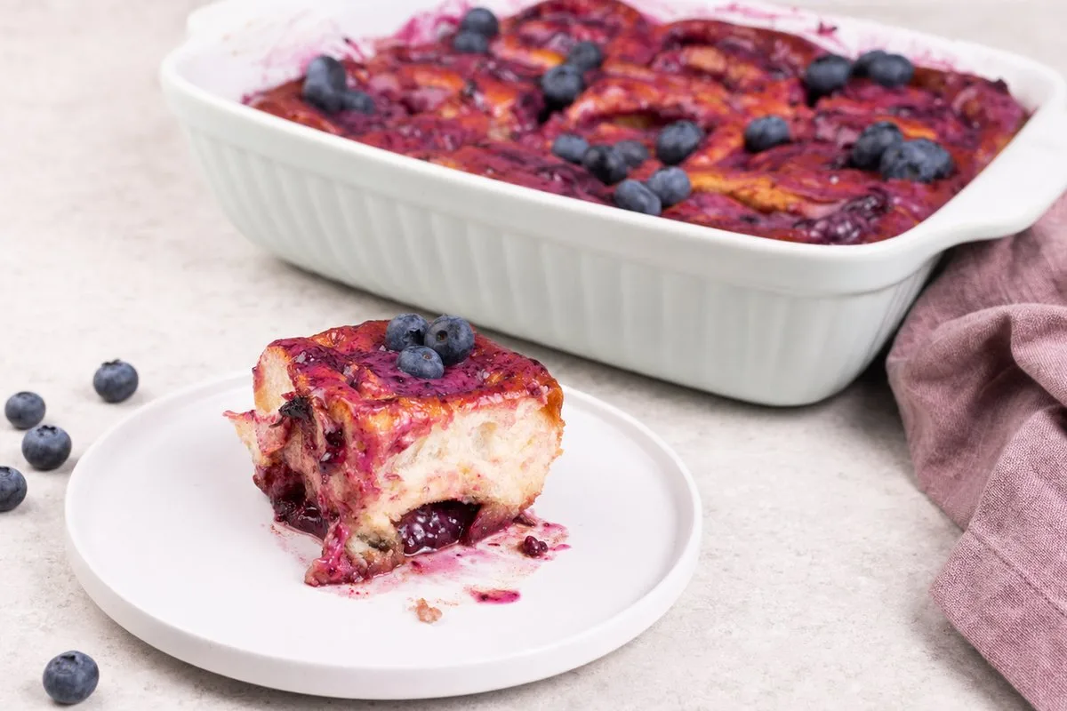 Blaubeer-Zimtschnecken
