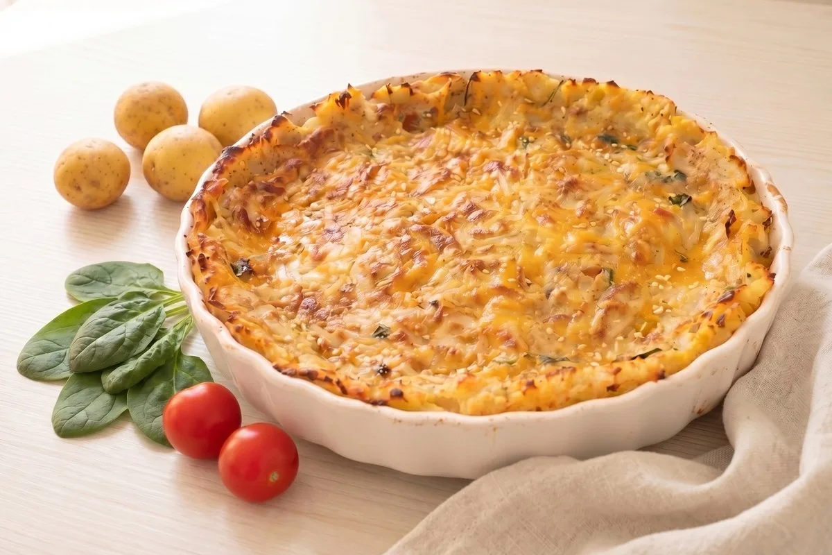 Herzhafter Kartoffelkuchen