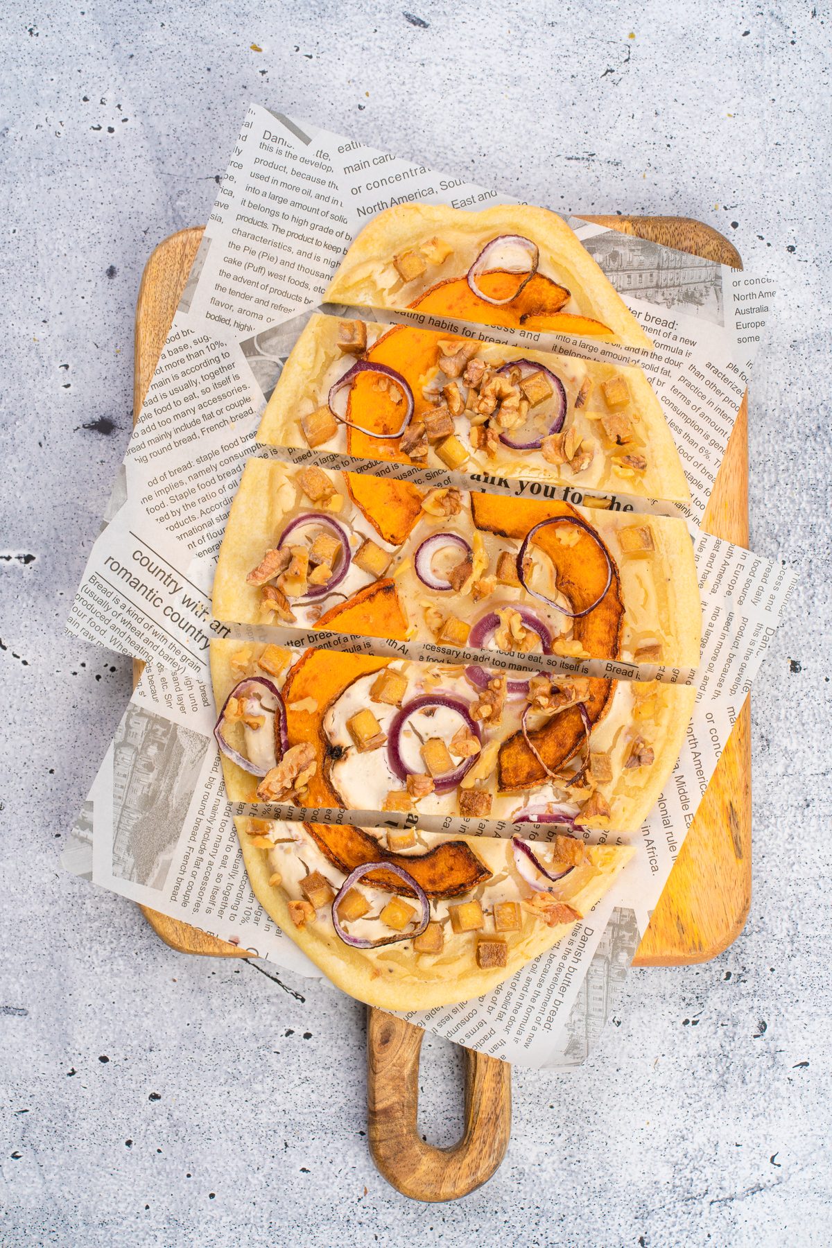 Kürbisflammkuchen