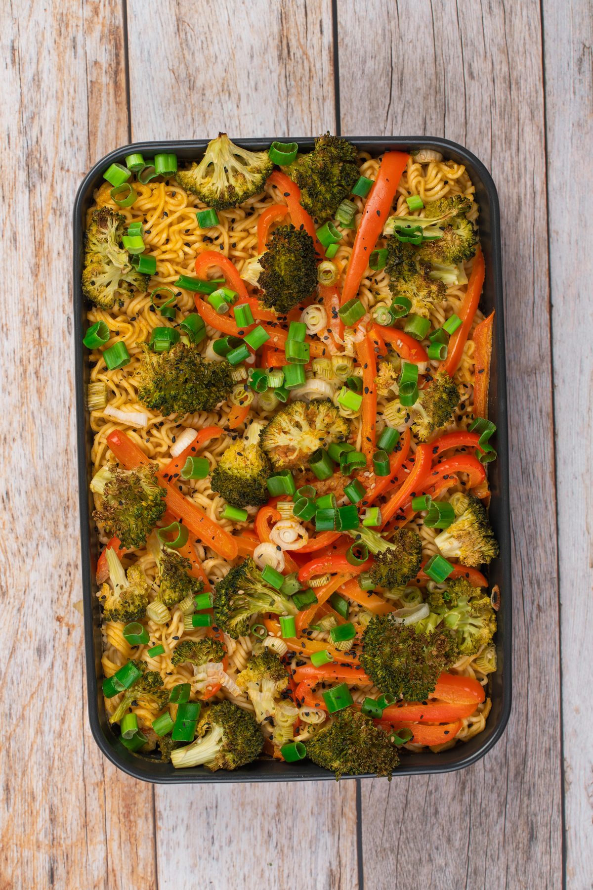 Mie-Nudel-Auflauf