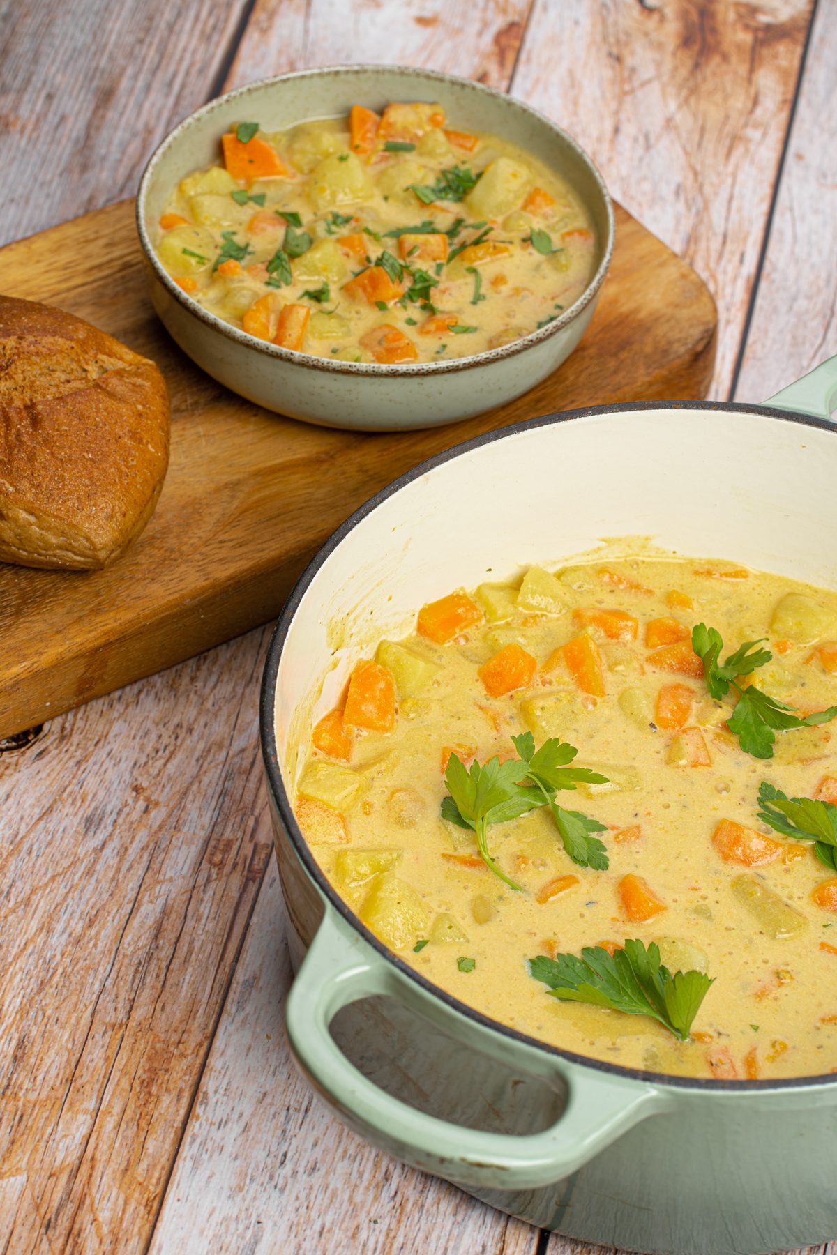 Kartoffel Karotten Gulasch