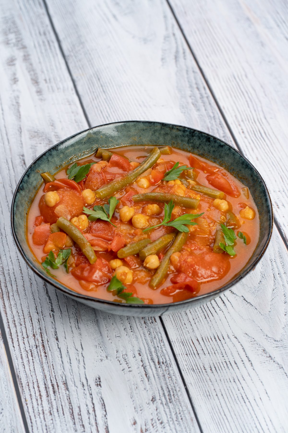 Tomatensuppe mit Gemüse
