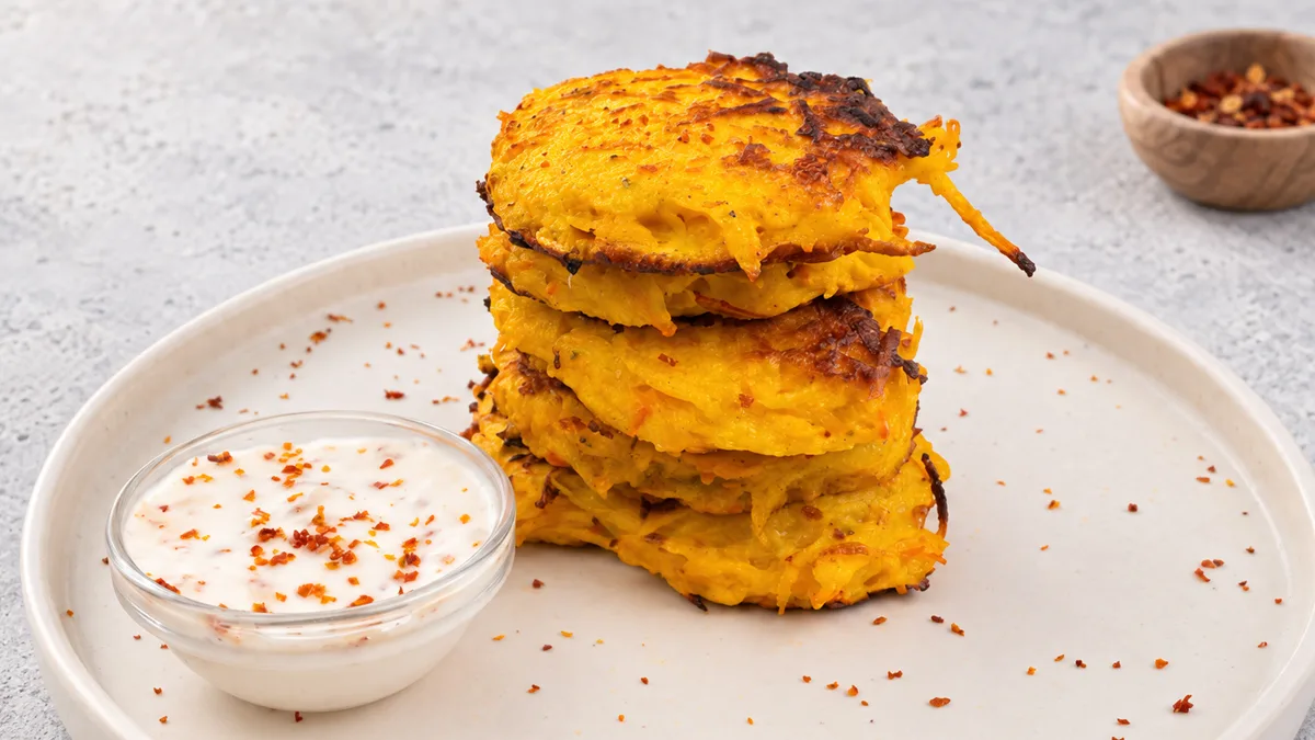 Vegane Kürbis Rösti