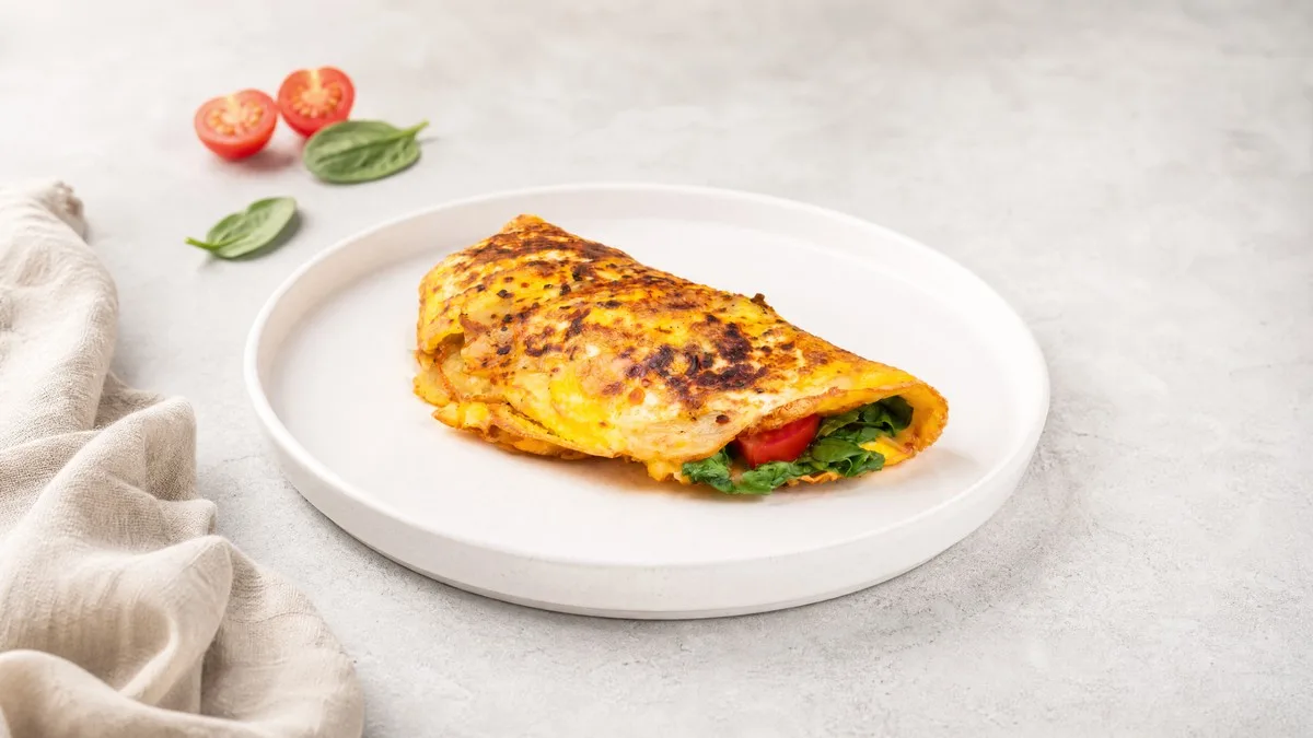 Knuspriges Käse-Kartoffel-Omelett