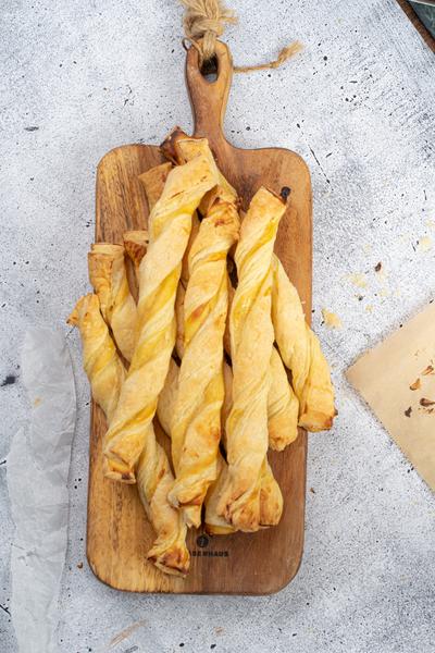 Quarkstangen aus Blätterteig