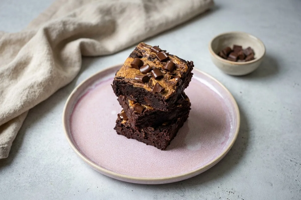 High-Protein Schwarze Bohnen Brownies