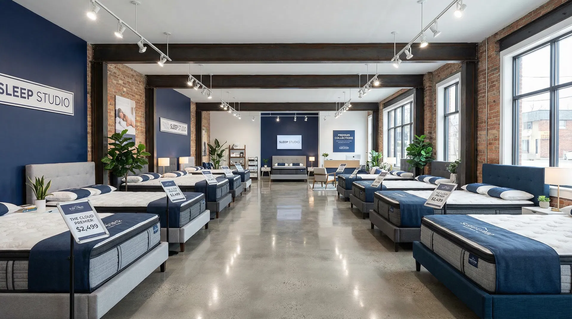 Mattress Discount Plus showroom in Oklahoma City