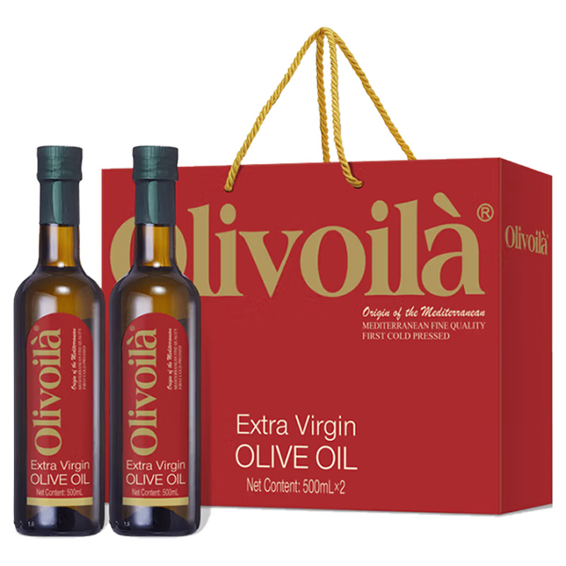 欧丽薇兰特级初榨橄榄油礼盒500mL*2（红标）