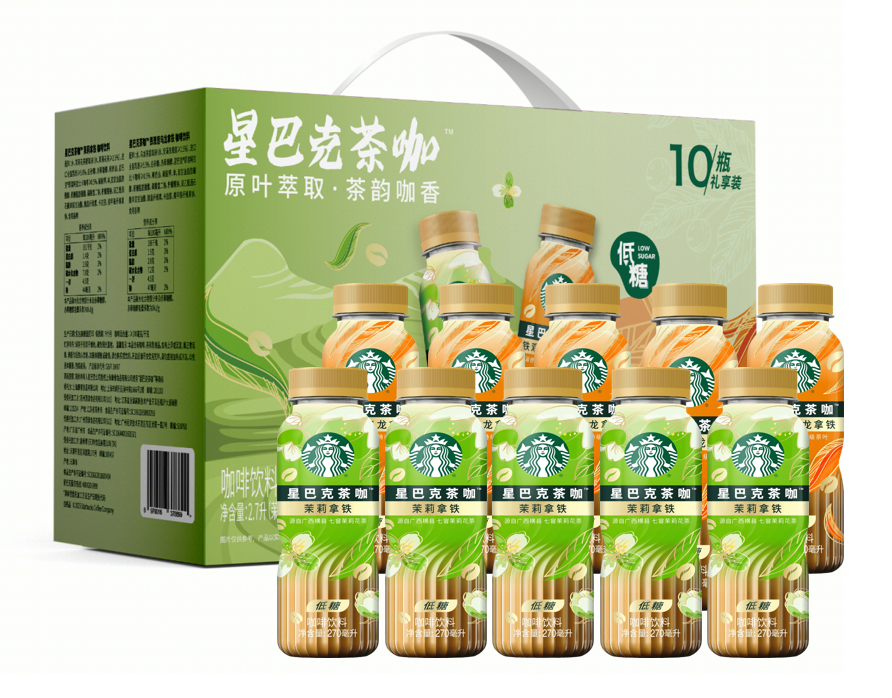 星巴克茶咖10瓶礼享装270ml*10瓶