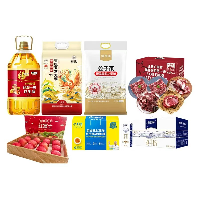 福临门/裕道府/金沙河/肉管家/千园千果/黄天鹅/特仑苏 8L+12.15KG