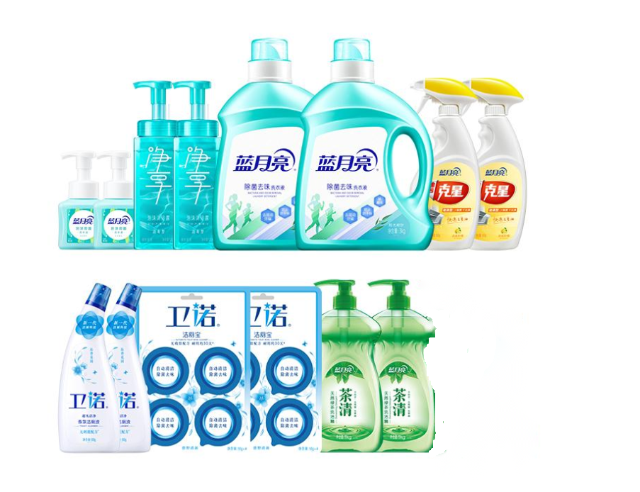 蓝月亮洗护家清大礼包（14件套）