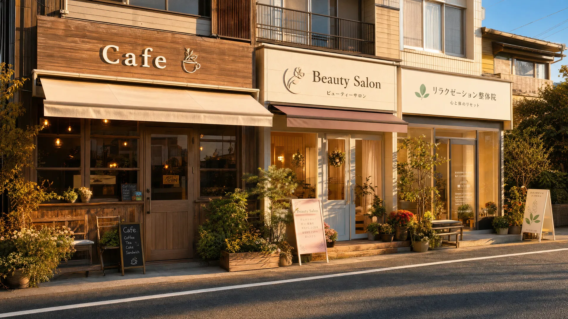 小規模店舗の外観イメージ