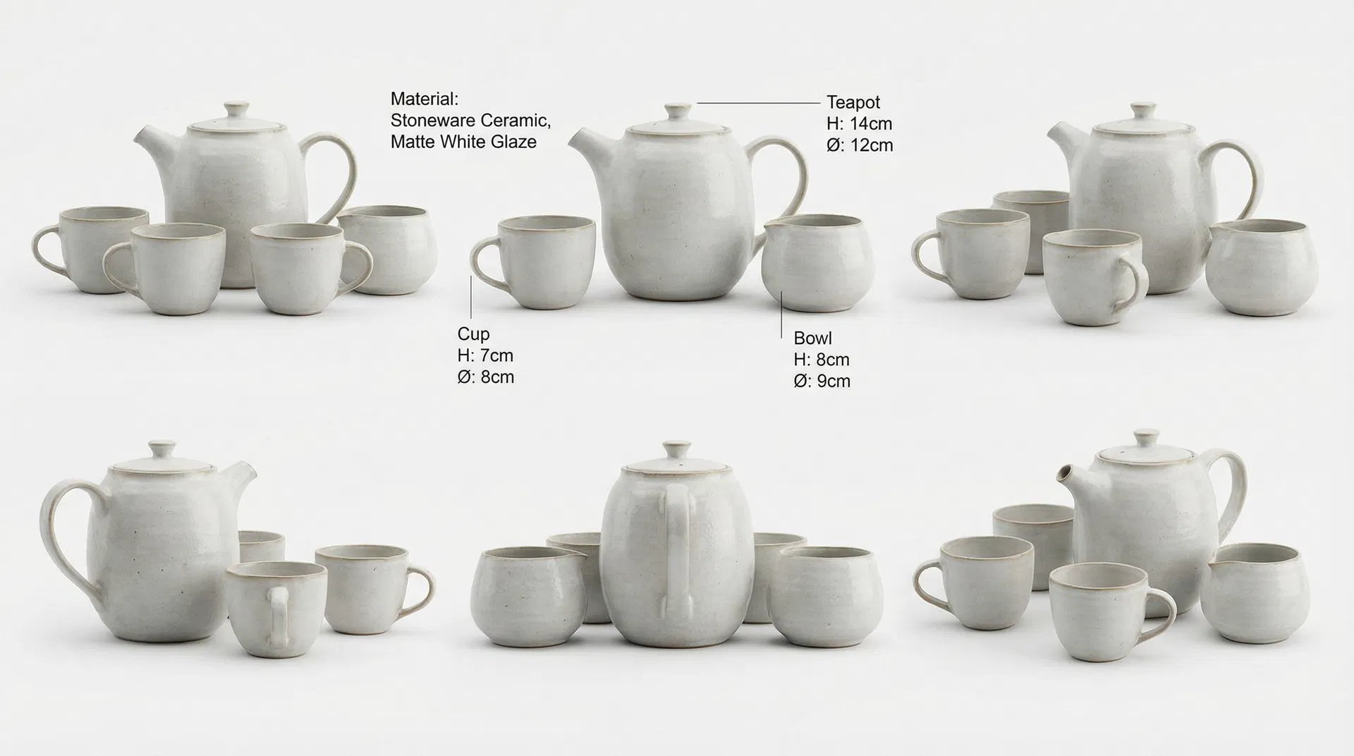 白瓷茶杯（可定制图案）