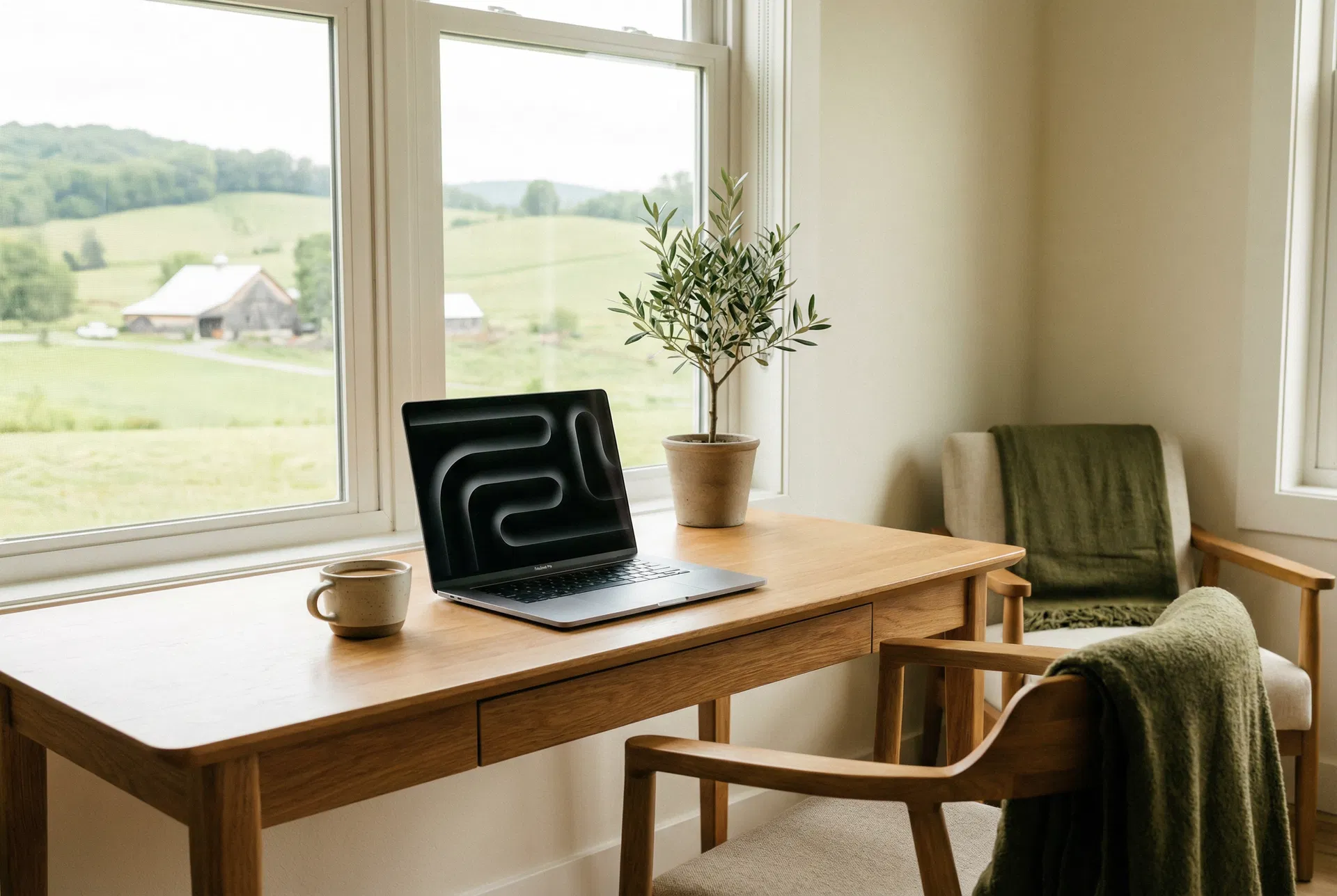 Countryside workspace