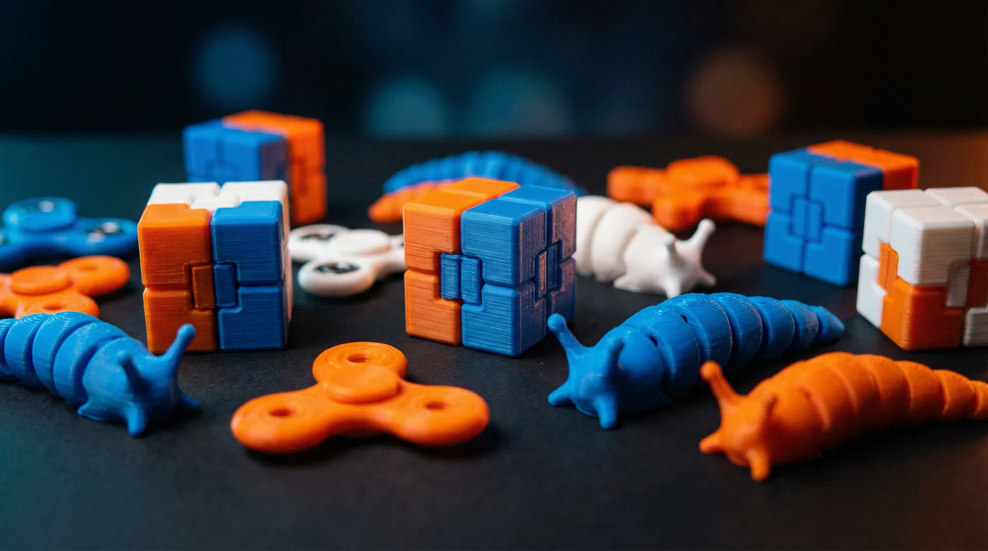 3D printed fidgets collection