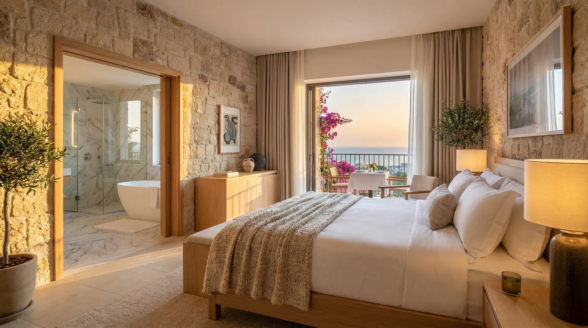 Annabelle Hotel Luxury Bedroom with Sea View